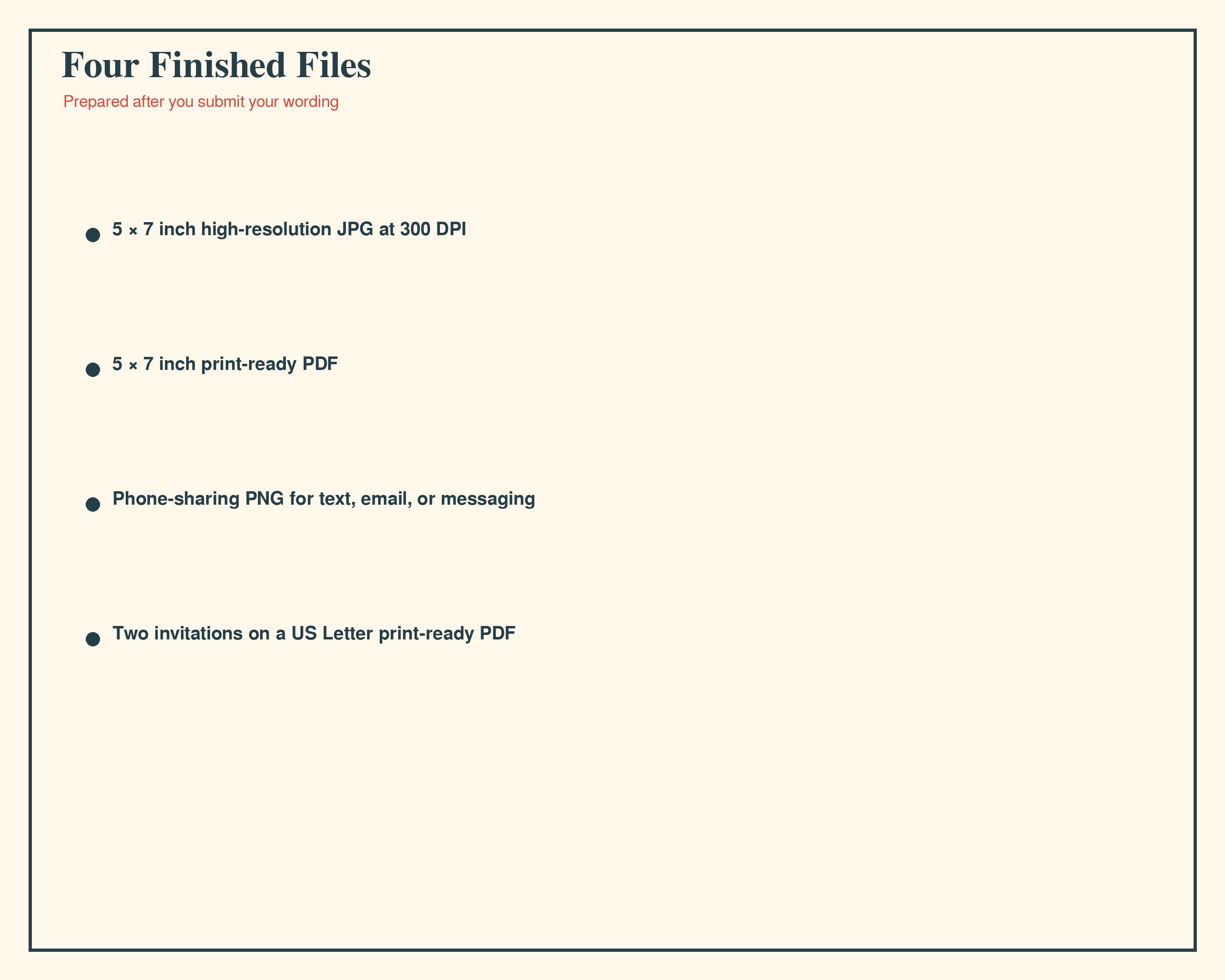 3 files included