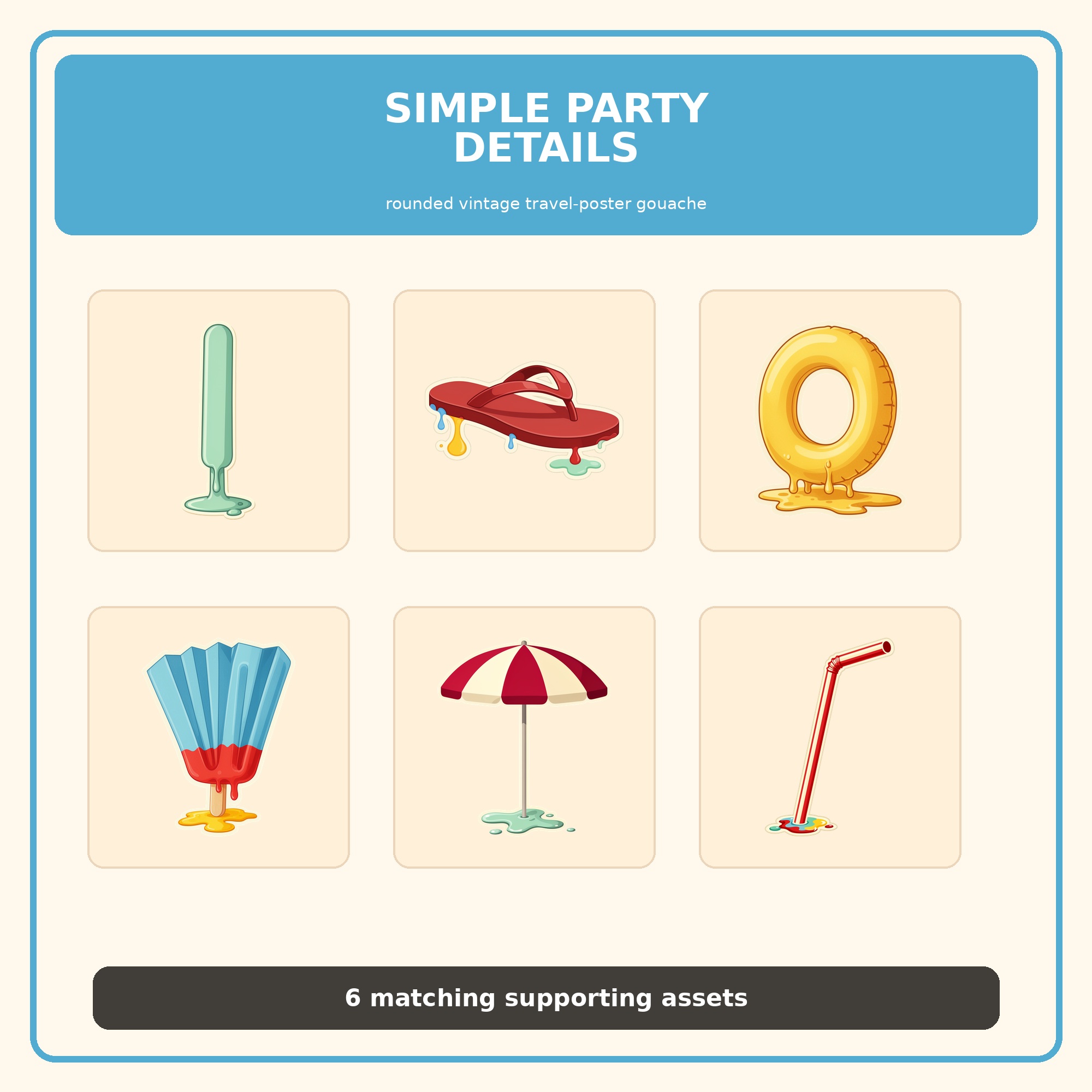 5 226 7 melting popsicle summer stand clipart 1 preview