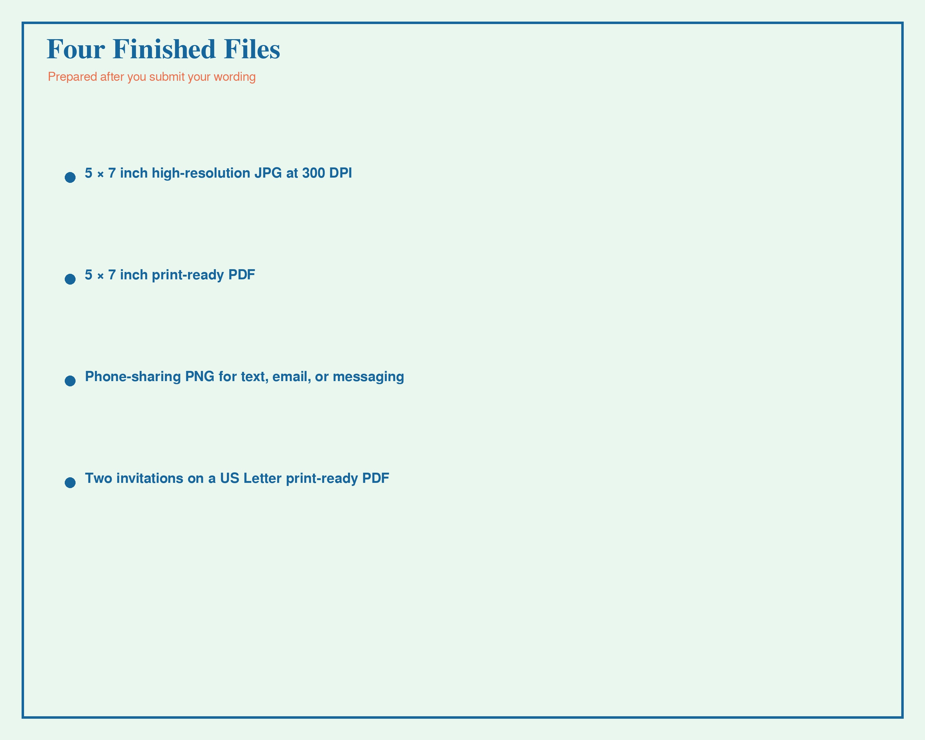 3 files included